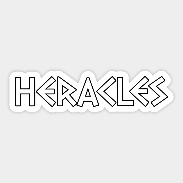 Heracles Sticker by greekcorner